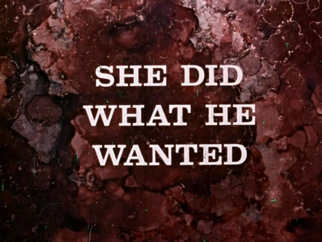 Она сделала то, что он хотел (1971)